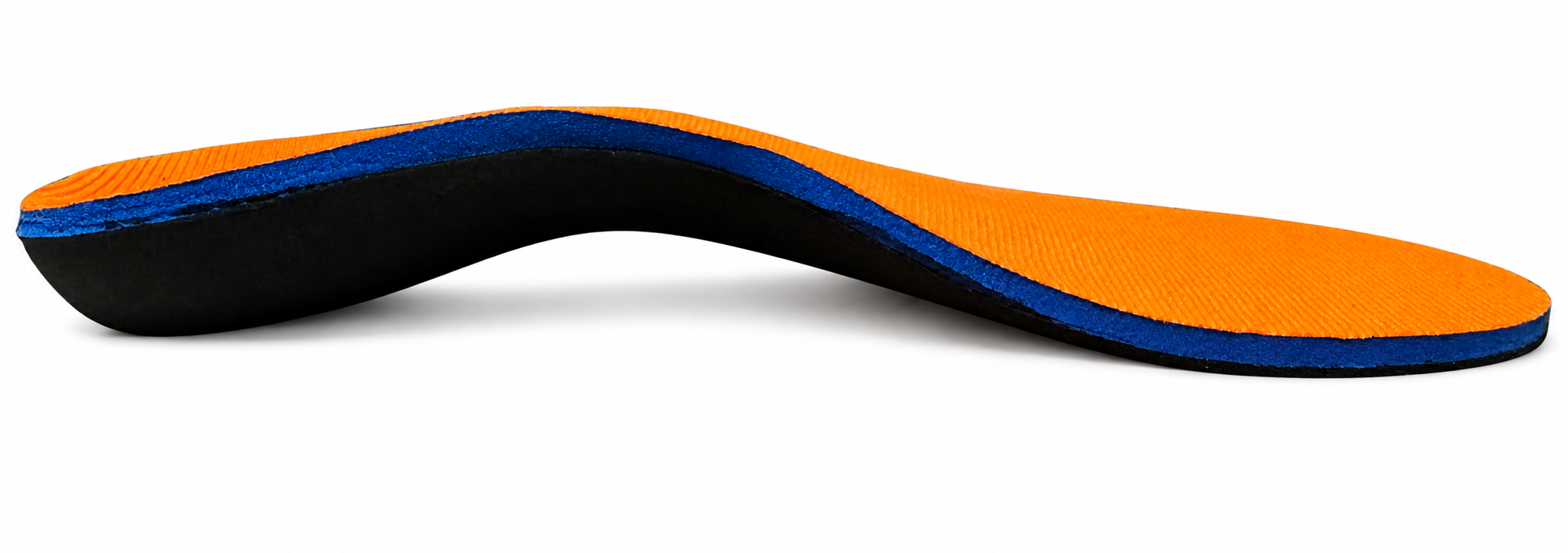 NeuSteps orthotic insole side profile showing arch support
